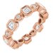Accented Bezel-Set Eternity Band