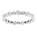 Accented Bezel-Set Eternity Band