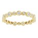 Accented Bezel-Set Eternity Band
