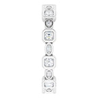 Accented Bezel-Set Eternity Band