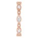 Accented Bezel-Set Eternity Band
