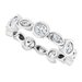 Accented Bezel-Set Eternity Band