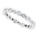 Accented Bezel-Set Eternity Band
