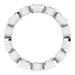 Accented Bezel-Set Eternity Band