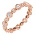 Accented Bezel-Set Eternity Band