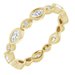 Accented Bezel-Set Eternity Band