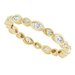 Accented Bezel-Set Eternity Band