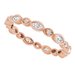 Accented Bezel-Set Eternity Band