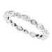 Accented Bezel-Set Eternity Band