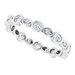 Accented Bezel-Set Eternity Band