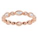 Accented Bezel-Set Eternity Band