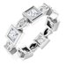 Accented Bezel-Set Eternity Band