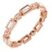 Accented Bezel-Set Eternity Band