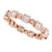 Accented Bezel-Set Eternity Band