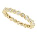 Accented Bezel-Set Eternity Band