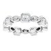Accented Bezel-Set Eternity Band
