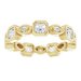 Accented Bezel-Set Eternity Band