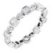 Accented Bezel-Set Eternity Band