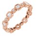Accented Bezel-Set Eternity Band
