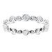 Accented Bezel-Set Eternity Band