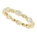 Accented Bezel-Set Eternity Band