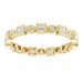 Accented Bezel-Set Eternity Band
