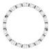 Accented Bezel-Set Eternity Band