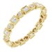 Accented Bezel-Set Eternity Band