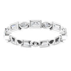 Accented Bezel-Set Eternity Band
