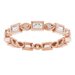 Accented Bezel-Set Eternity Band