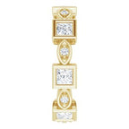 Accented Bezel-Set Eternity Band