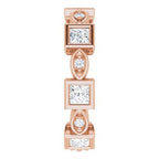 Accented Bezel-Set Eternity Band