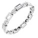 Accented Bezel-Set Eternity Band