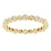 Accented Bezel-Set Eternity Band