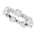 Accented Bezel-Set Eternity Band