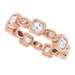 Accented Bezel-Set Eternity Band