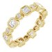 Accented Bezel-Set Eternity Band