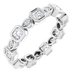 Accented Bezel-Set Eternity Band
