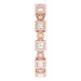 Accented Bezel-Set Eternity Band