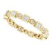 Accented Bezel-Set Eternity Band