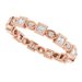 Accented Bezel-Set Eternity Band