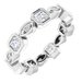 Accented Bezel-Set Eternity Band