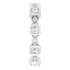 Accented Bezel-Set Eternity Band
