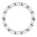 Accented Bezel-Set Eternity Band