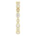 Accented Bezel-Set Eternity Band
