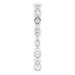 Accented Bezel-Set Eternity Band