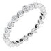 Accented Bezel-Set Eternity Band