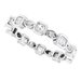 Accented Bezel-Set Eternity Band