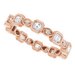 Accented Bezel-Set Eternity Band