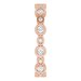 Accented Bezel-Set Eternity Band
